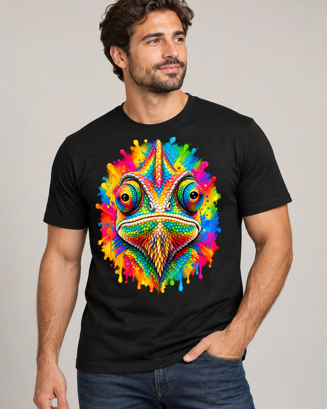 Chamäleon – FARBVIEH T-Shirt