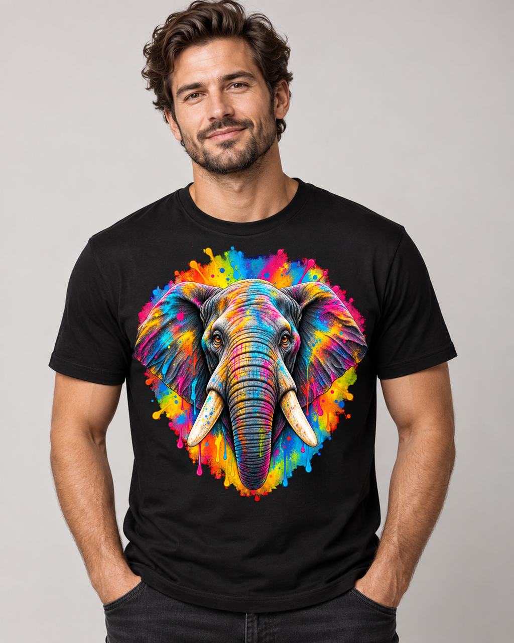 Elefant – FARBVIEH T-Shirt